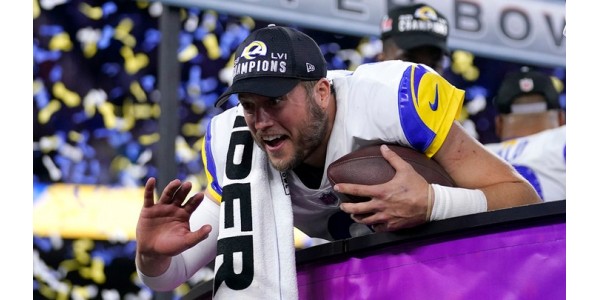 Matthew Stafford est le quart-arrière chanceux Matthew Stafford est le quart-arrière chanceux